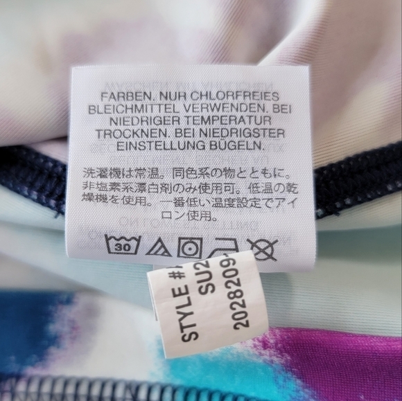 J Crew Crewcuts UPF50+ Tie-Dye Patterned Rashguard Shirt Youth Size 14 - Picture 9 of 9